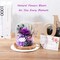Flowers for Delivery Preserved Rose Gifts for Women,Long-Lasting Forever Flowers in Glass Dome, Birthday Gifts for Women Mom Friend(Purple Rose)